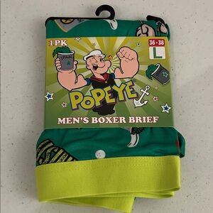 PoPEYE Men's Boxer Brief - L (36-38)